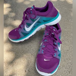 Nike Fit Sol Women’s Fusha and Teal Training Tennis Shoes | Size 8.5